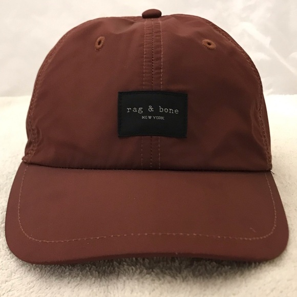 Rag & Bone of New York Adjustable Maroon Cap - Picture 13 of 14